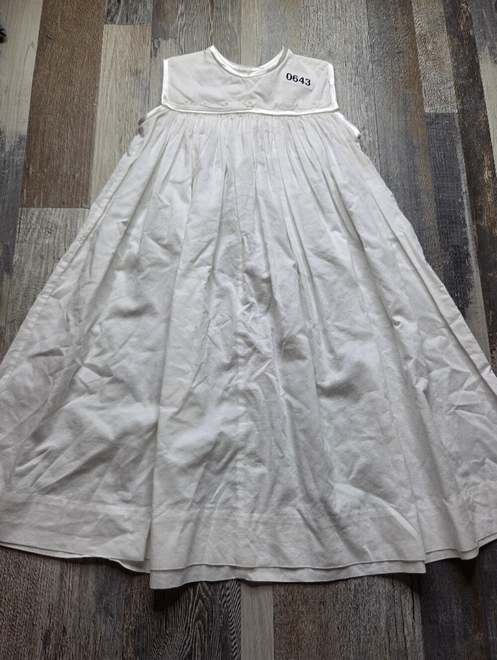 Strasburg Heirloom Collection White Gown 2T